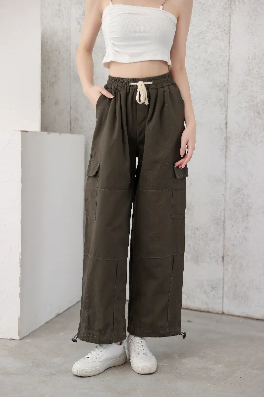 Wide Leg Cargo Pants