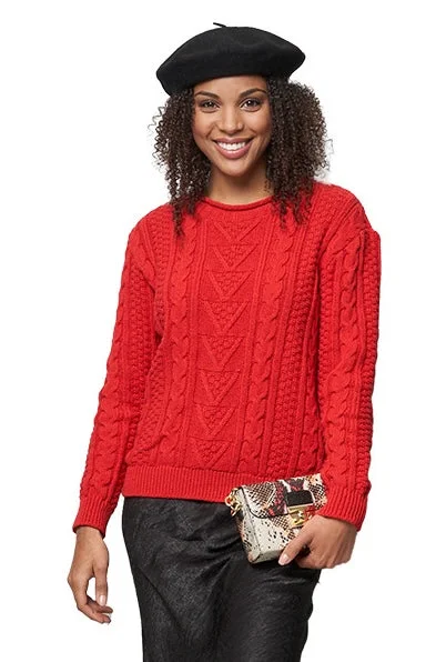 JENNIFER ECO CABLE ROLL NECK