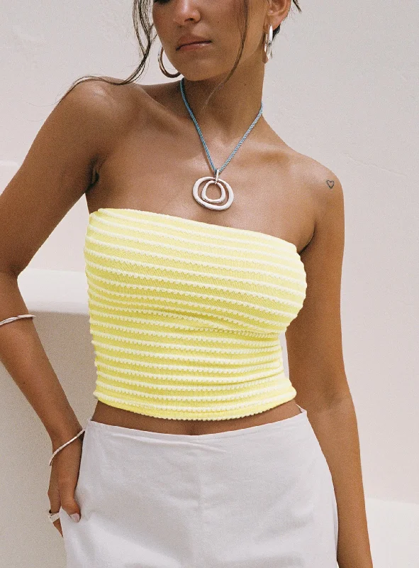 Millert Tube Top Yellow