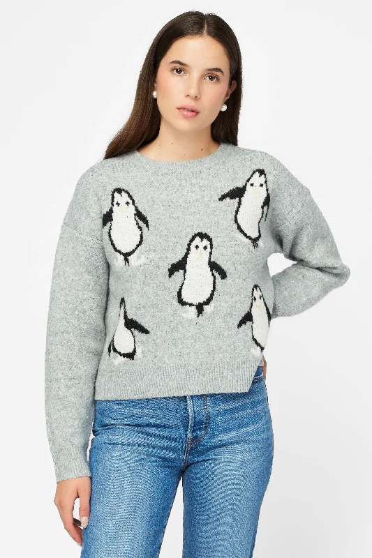 Polly Penguin Knit Sweater