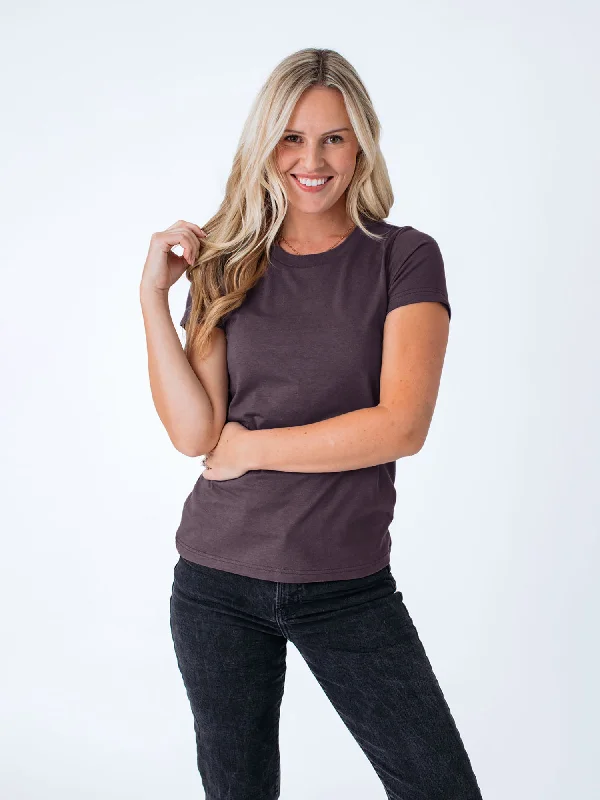 Women's Nordic Purple Crew Neck