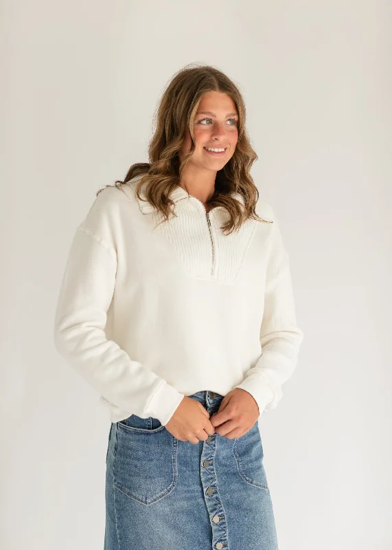 Sonata Fleece Quarter Zip Sweatshirt - FINAL SALE