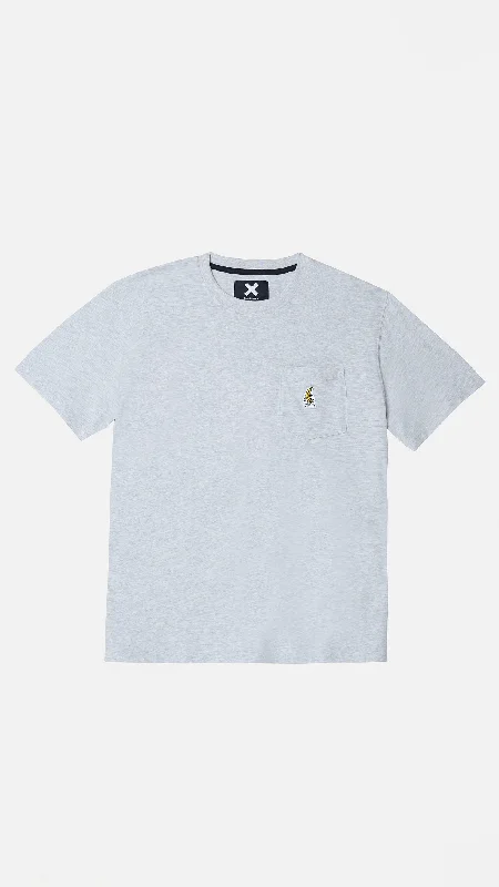 CAMISETA POCKET BANANA LIGHT GREY MELANGE