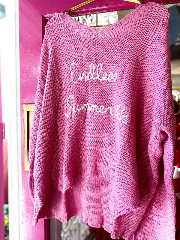 Endless Summer Crochet Knit Sweater