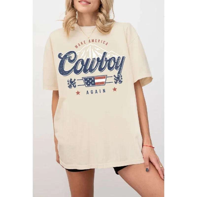 MAKE AMERICA COWBOY AGAIN OVERSIZED | TEE