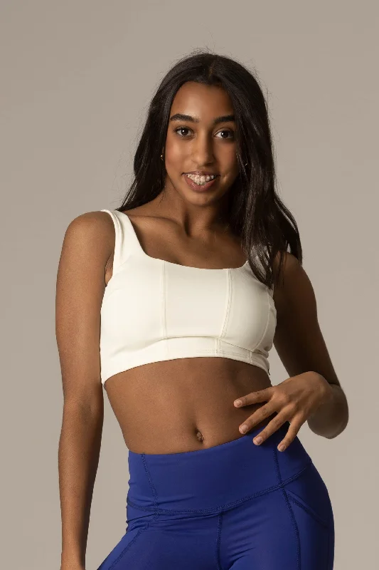 Duchess Crop Top - Ivory - FINAL SALE