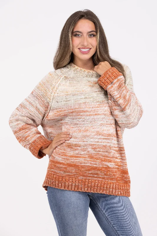 Slowly Fading Women's Modern Loose Long Sleeve Sweater