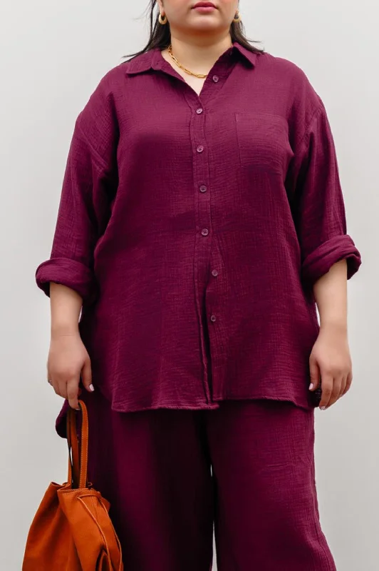 CURVE MUSLIN SHIRT