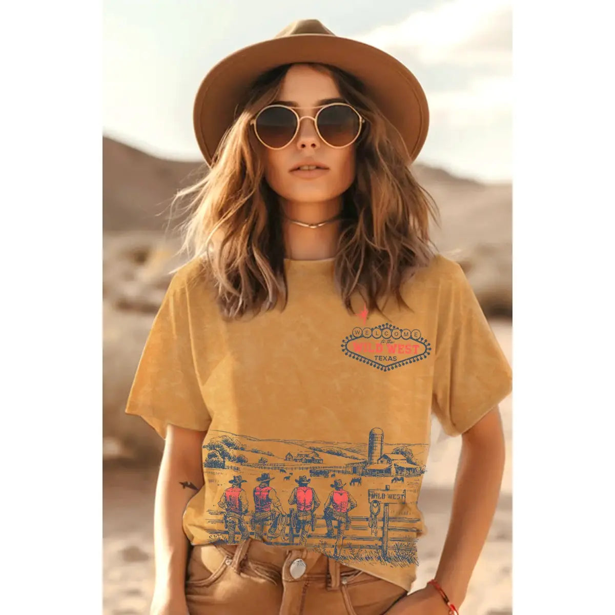 WELCOME TO THE WILD WEST MUSTARD | TEE