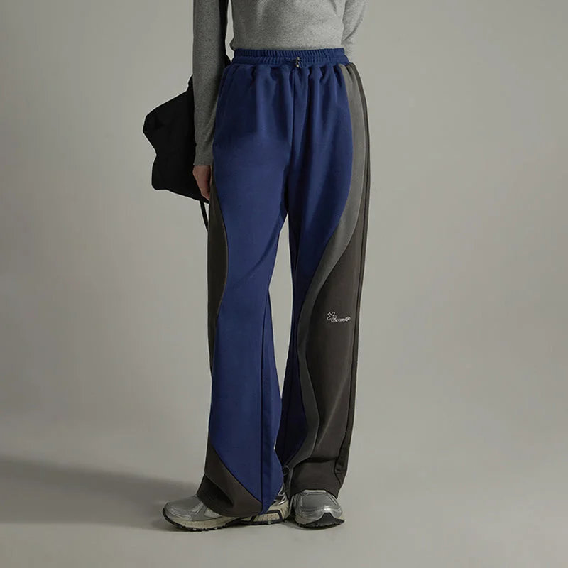 Color Matching Waves Jogger Pants