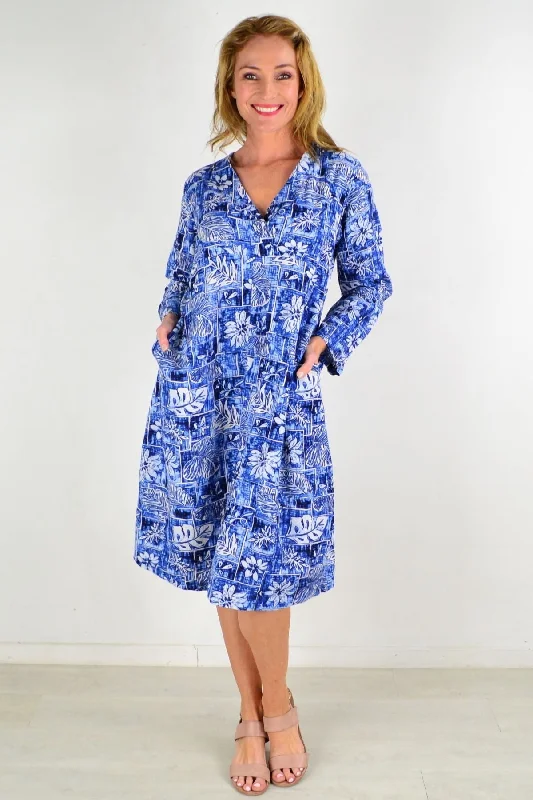 Helens Hawaii Linen Tunic Dress