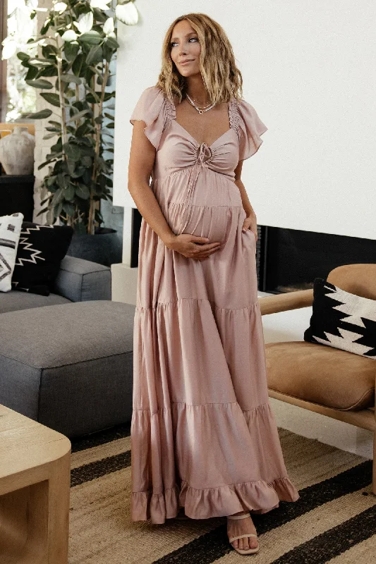 Agatha Maxi Dress | Dusty Mauve