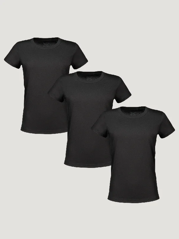 Women's Crew All Black 3-Pack